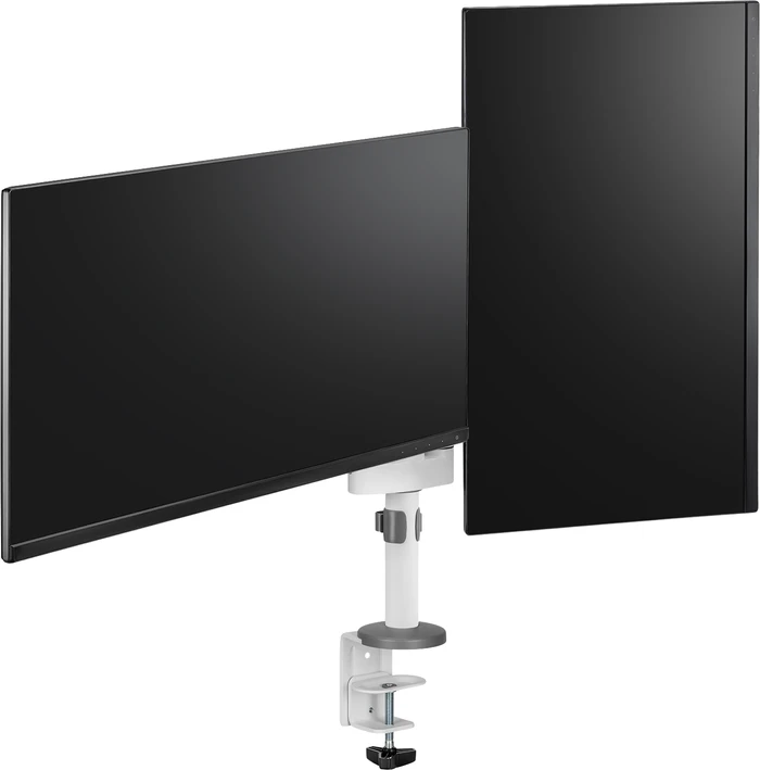 Thumbnail 3 de Neomounts NEXT Lite DS60-425WH2 Monitorhalterung – Doppelmonitorhalterung 17–27 Zoll, Weiß
