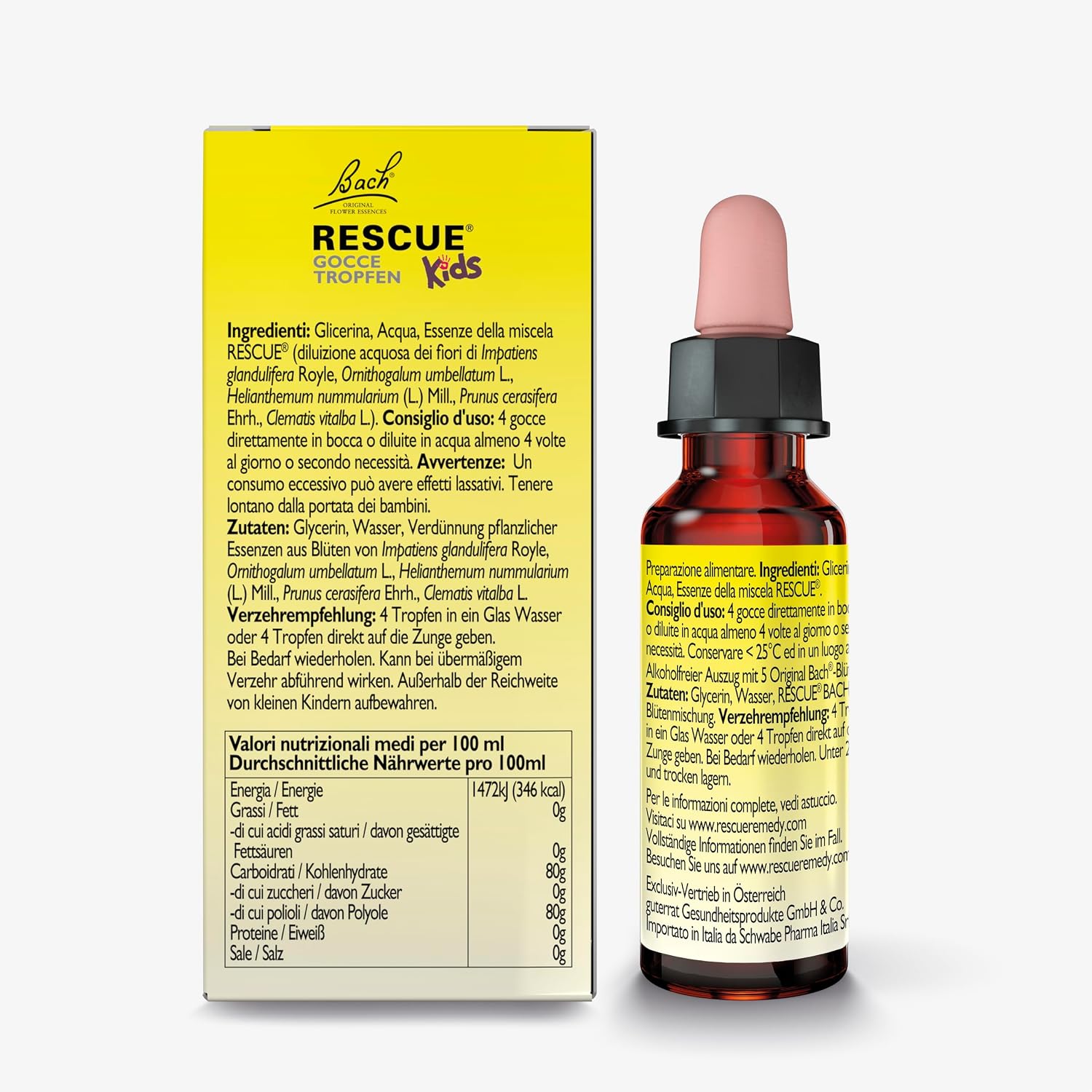 Detalle de RESCUE Rescue Remedy Kids 10 ml, gocce per bambini con fiori di Bach