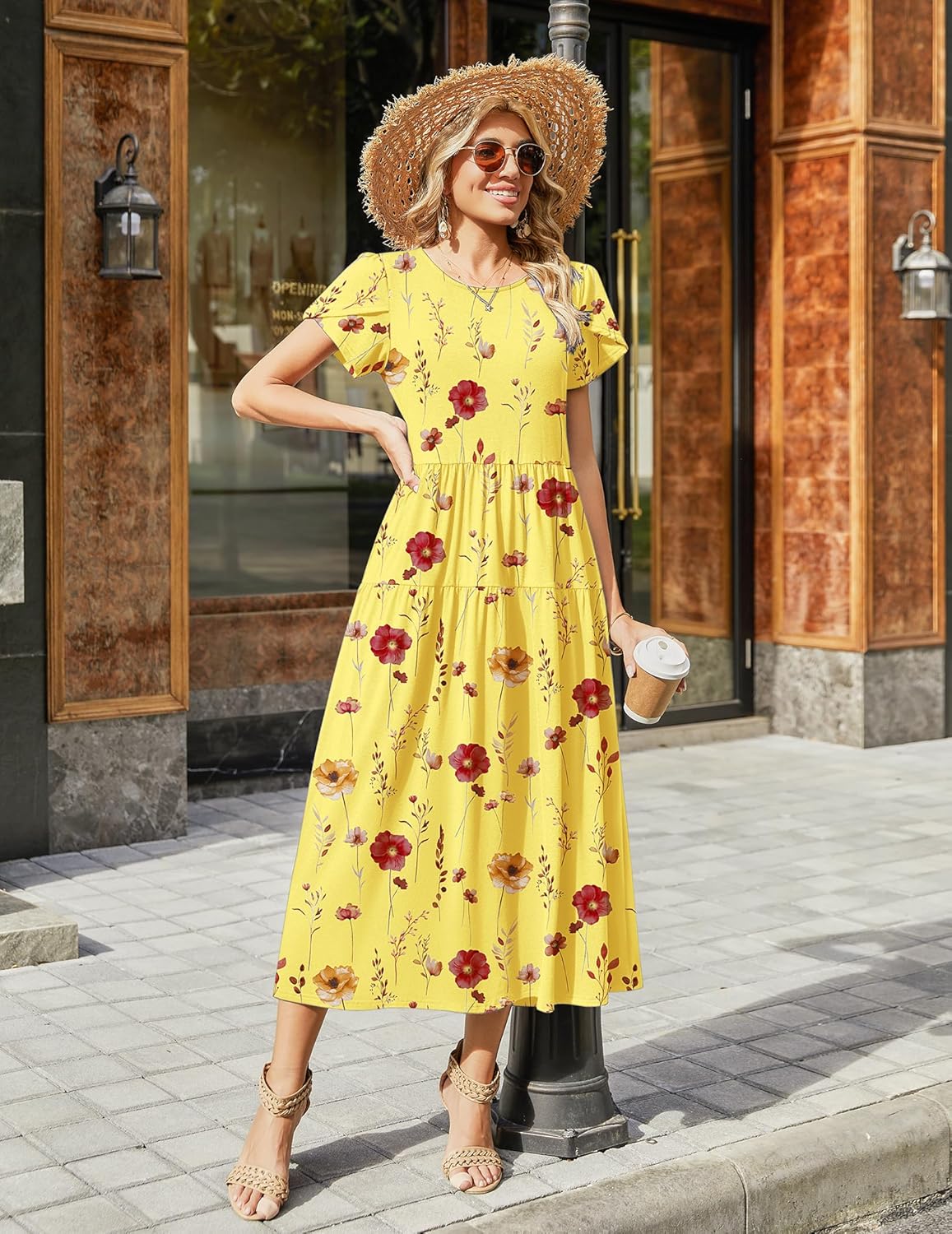 Thumbnail 2 de Zeagoo Summer Dresses for Women 2026 Maxi Bohemian Floral Dress