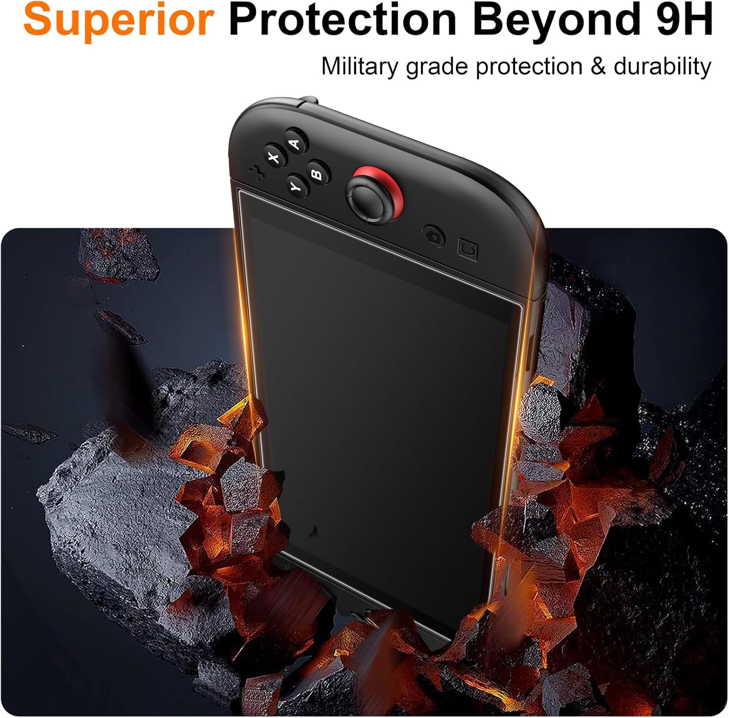 Thumbnail 2 de Ksleri Matt Schutzfolie für Nintendo Switch 2 Model 2025 – 9H Displayfolien, matte Oberfläche, Anti-Fingerabdruck, Blendschutz (2er Set)