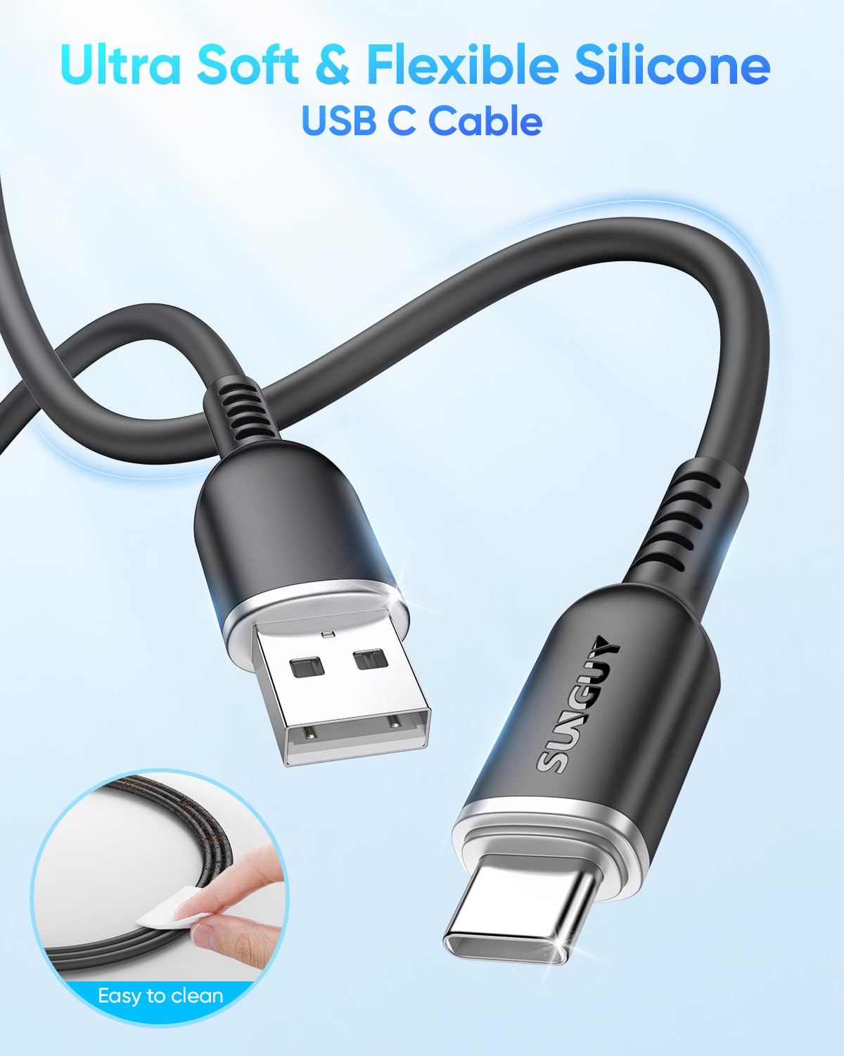 Thumbnail 2 de SUNGUY Android Auto USB Cable 10FT