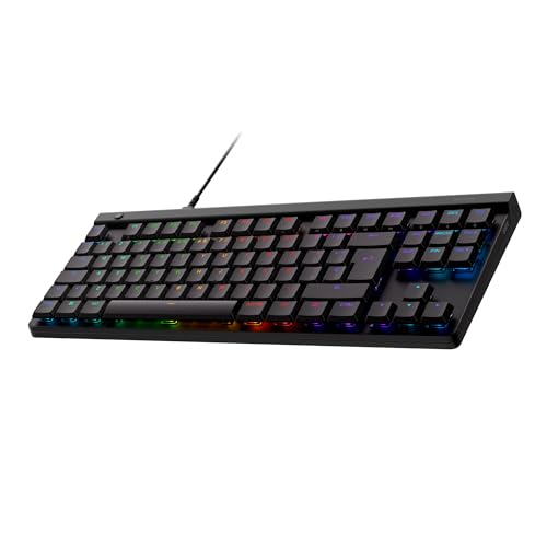 Detalle de Logitech G G515 TKL: Teclado gaming compacto con cable y perfil bajo