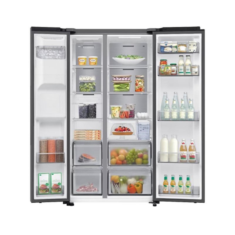 Detalle de Samsung RB34C600ESA/EF: frigorífico americano 178 cm, 640 L, Inox, WiFi y SpaceMax