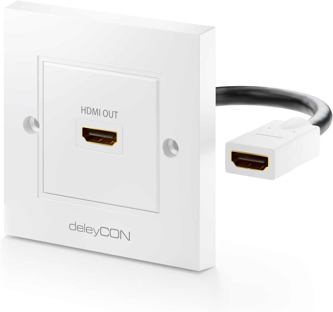 Thumbnail 6 de deleyCON HDMI Dose Wanddose 2x HDMI-Port Unterputz MK2145 – 3D, 4K, ethernetfähig
