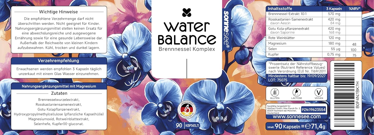 Detalle 1 de Sonnesee 7 in1 Wasserbalance Komplex 90 vegane