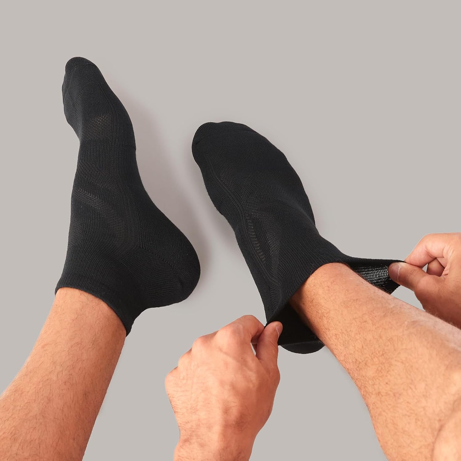 Detalle de Natugloe Quarter Sportsocken 8 Paar Baumwolle