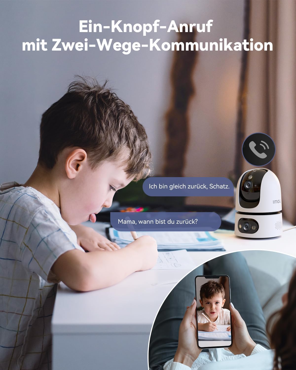 Thumbnail 6 de Imou 4MP+4MP Dual Innenüberwachungskamera mit PTZ 🎥