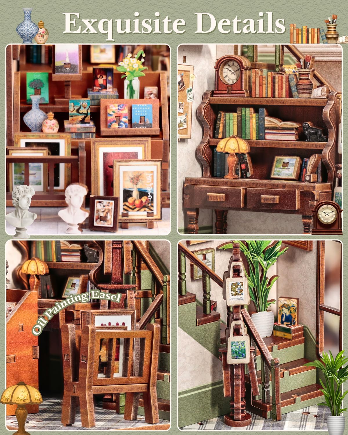 Thumbnail 4 de CUTEBEE Book Nook Kit 14+