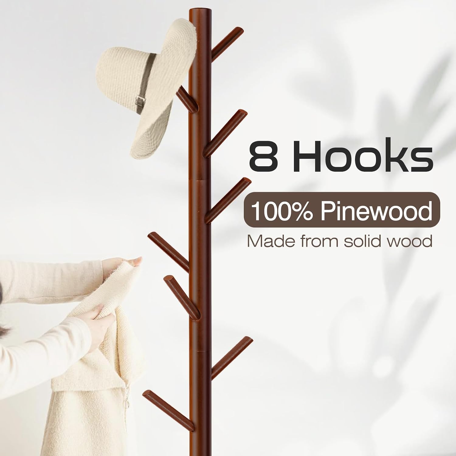 Detalle 2 de WANGMUXIA Coat Rack 69 in