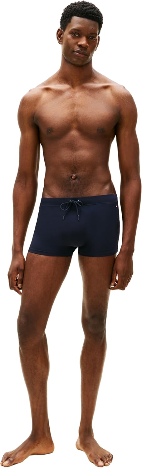 Detalle de Tommy Hilfiger Costume da Bagno Uomo: stile sportivo e vestibilità comoda