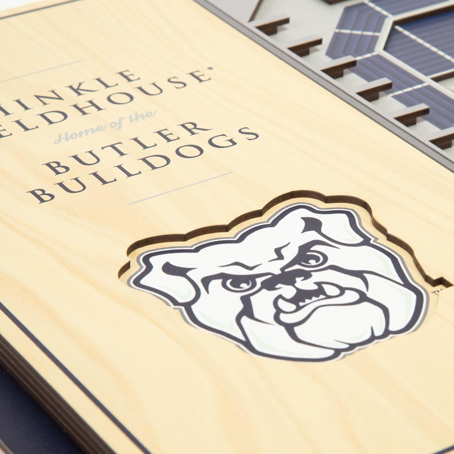 Thumbnail 3 de YouTheFan NCAA Butler Bulldogs 5-Layer StadiumView 3D Wall Art for Hinkle Fieldhouse