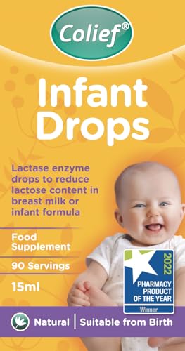 Detalle de Colief Infant Drops: Lactase Enzyme Drops for Colic Relief in Babies (15ml)