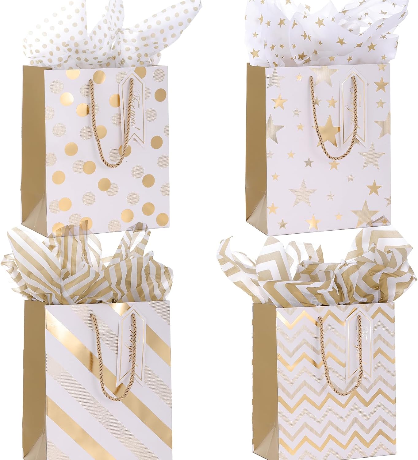 Detalle de Dimetey Gift Bags 8pcs Large 12.6in