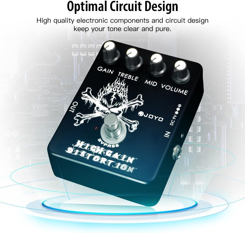 Thumbnail 2 de JOYO JF-04 High Gain Distortion Guitar Pedal with Full-Range EQ