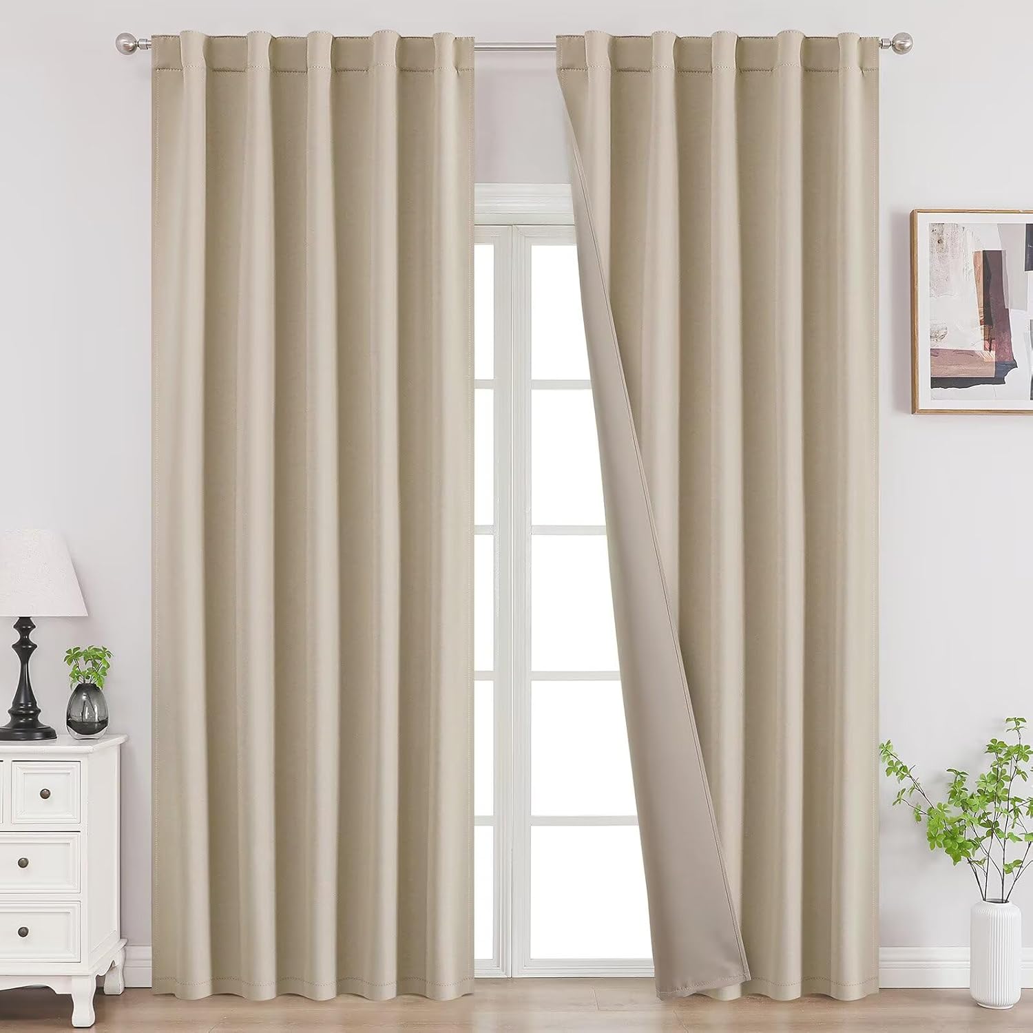 Detalle de Joydeco Blackout Curtains 90-Inch