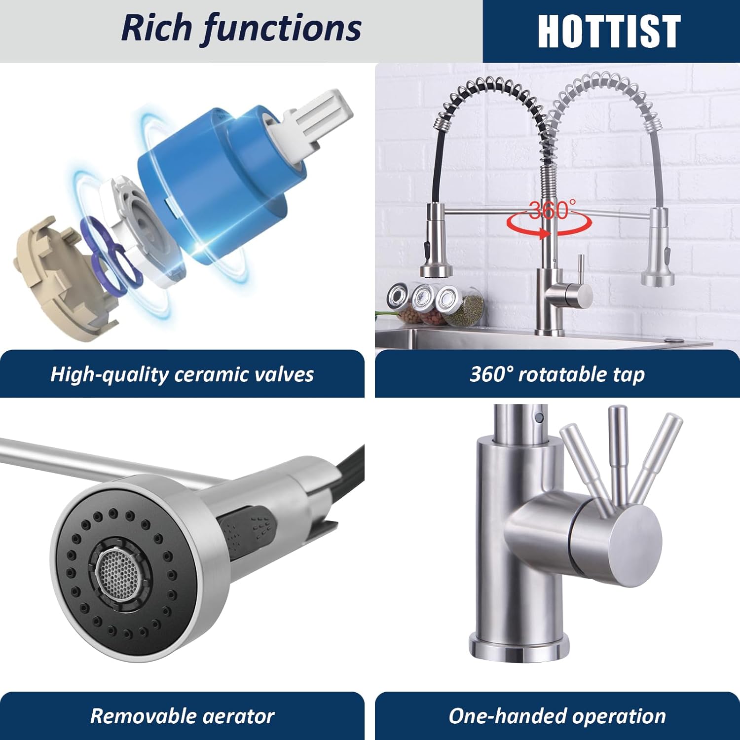 Thumbnail 5 de Stainless Steel kitchen sink mixer tap