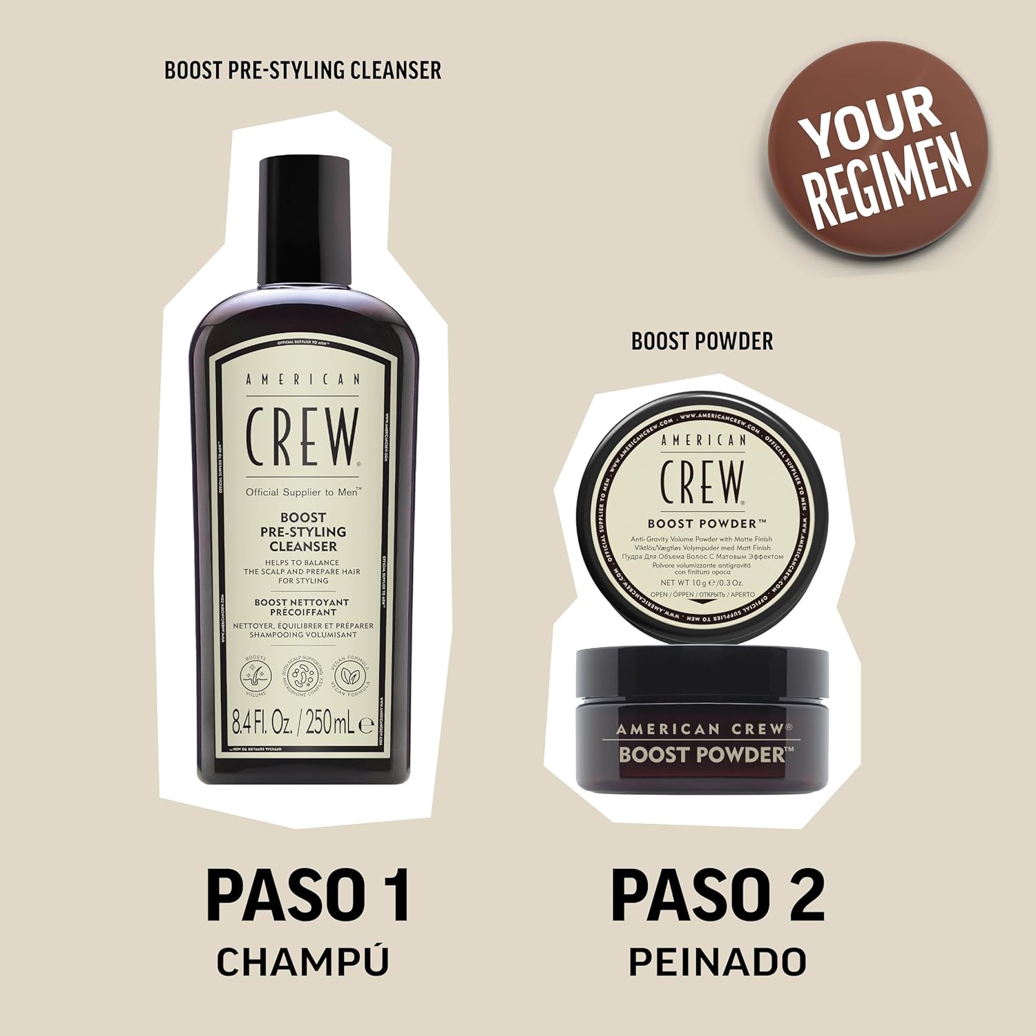Thumbnail 1 de American Crew Boost Powder polvo voluminizador para cabello