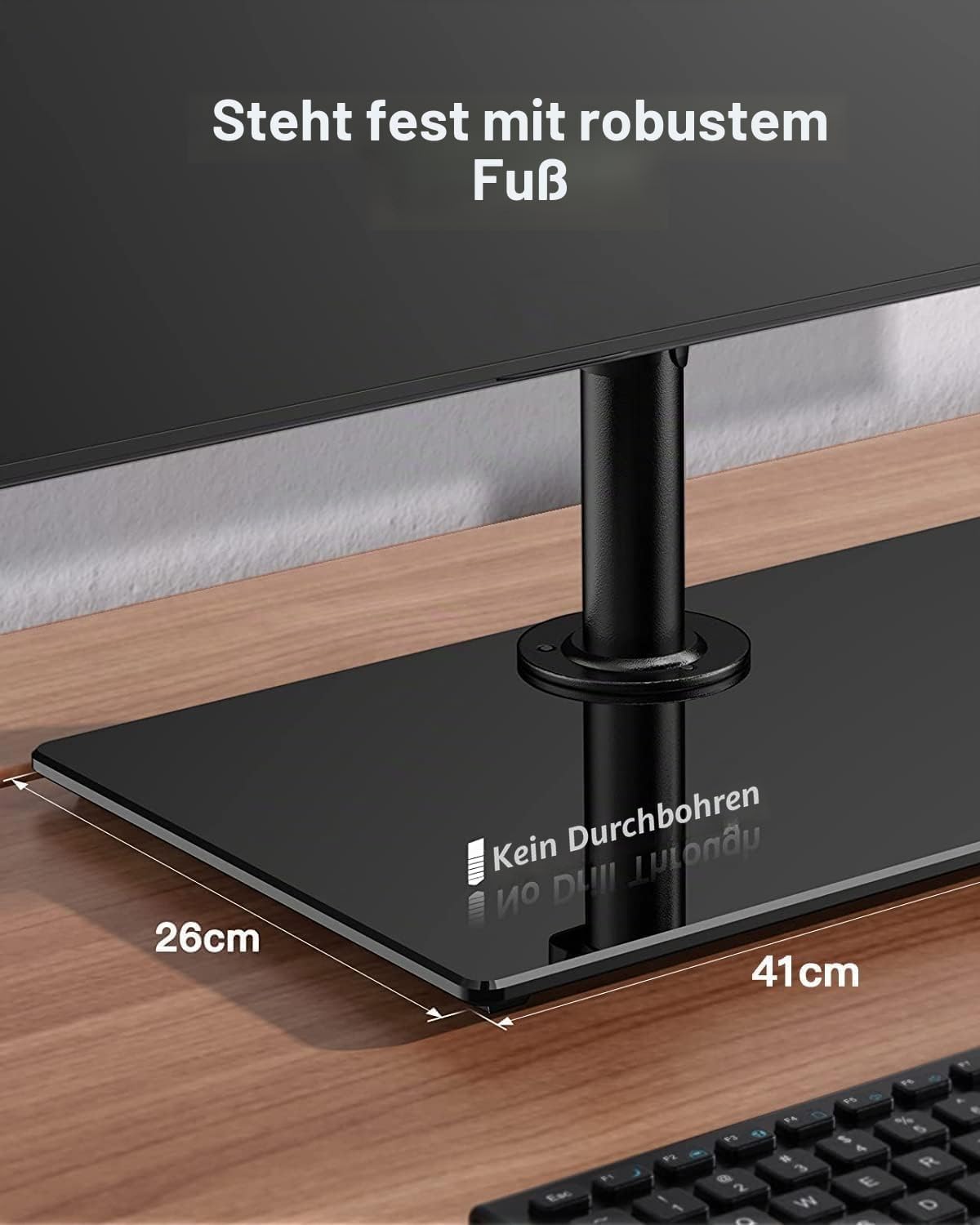 Detalle 2 de ErGear Monitor Halterung 2 Monitore 13–32 Zoll