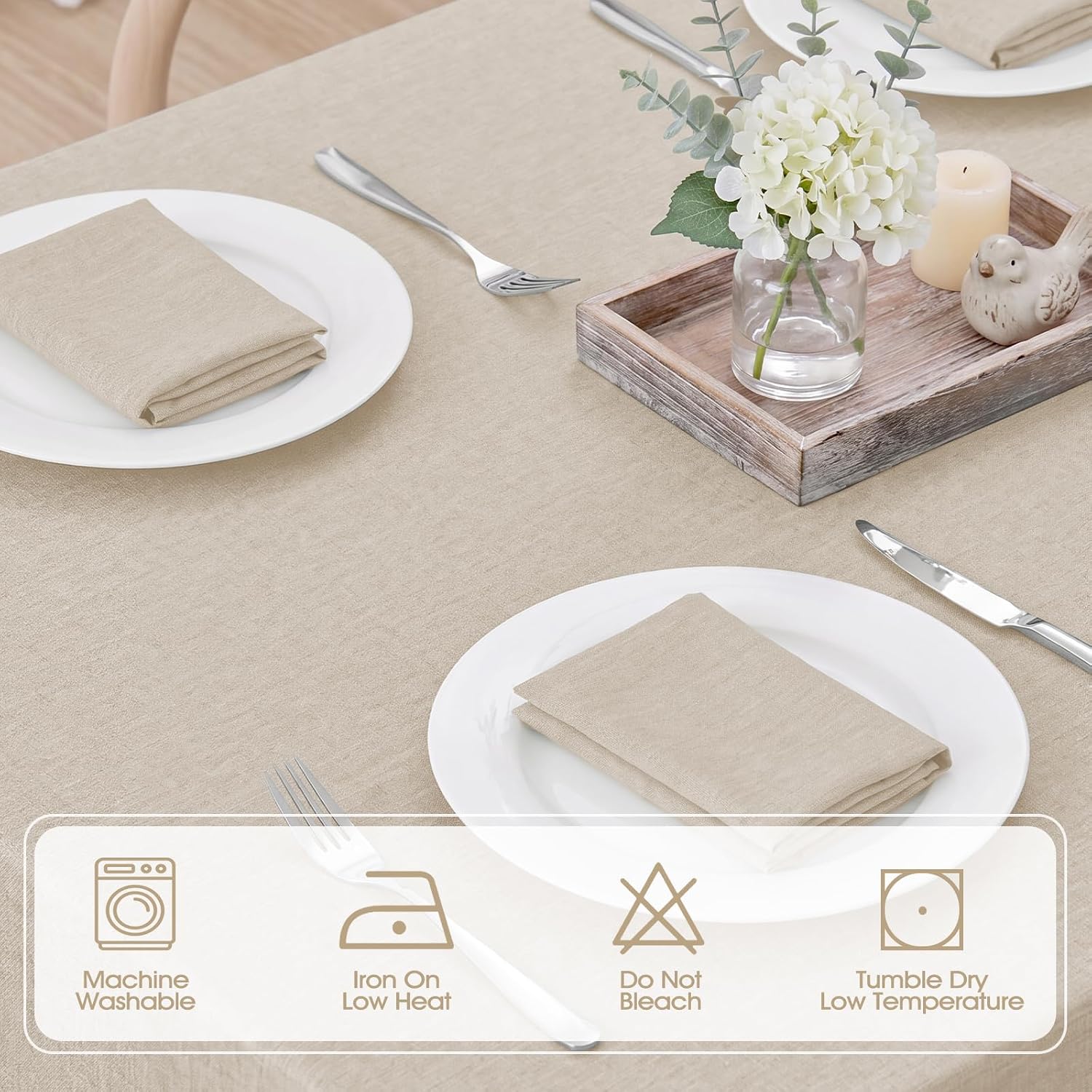 Thumbnail 4 de Veblandy Rectangle Tablecloth 60x104 🍽