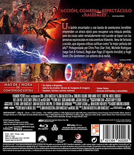 Detalle 2 de Dungeons & Dragons: Honor Entre Ladrones (Blu-ray) – Divisa Films