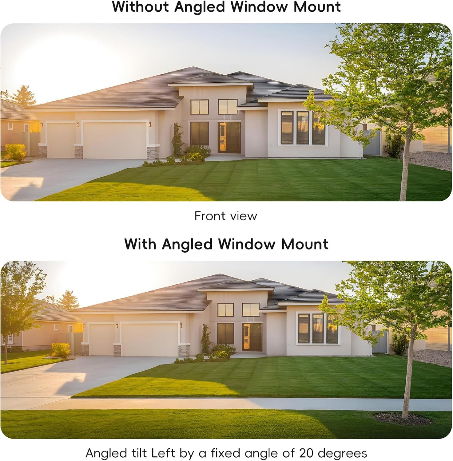 Detalle de ANYQOO Safe View Security Camera 2K 3MP — Window Camera (2 Pack)