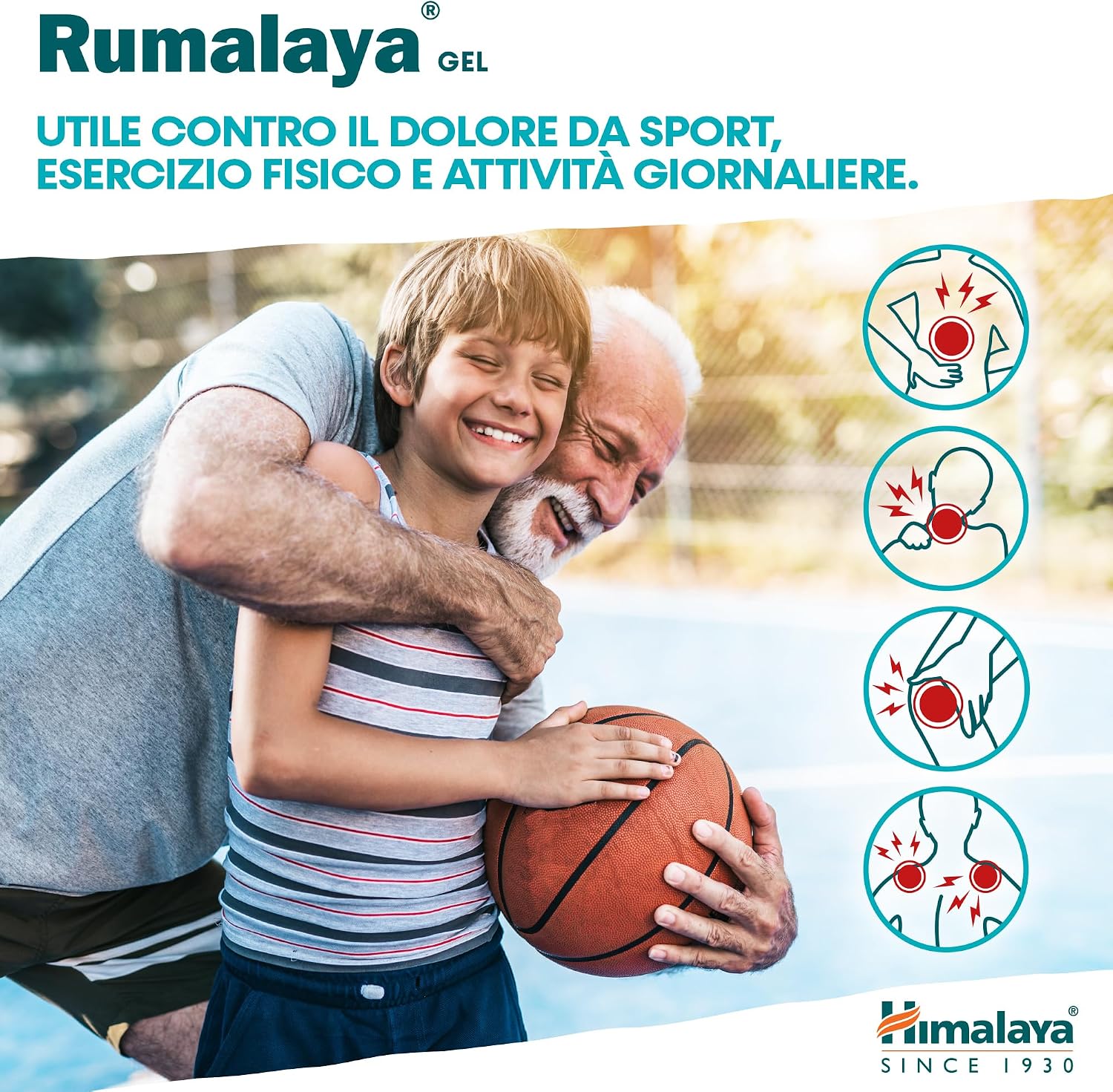 Detalle de Himalaya Rumalaya Gel Lenitivo – Gel Massaggiante rapido 50 g