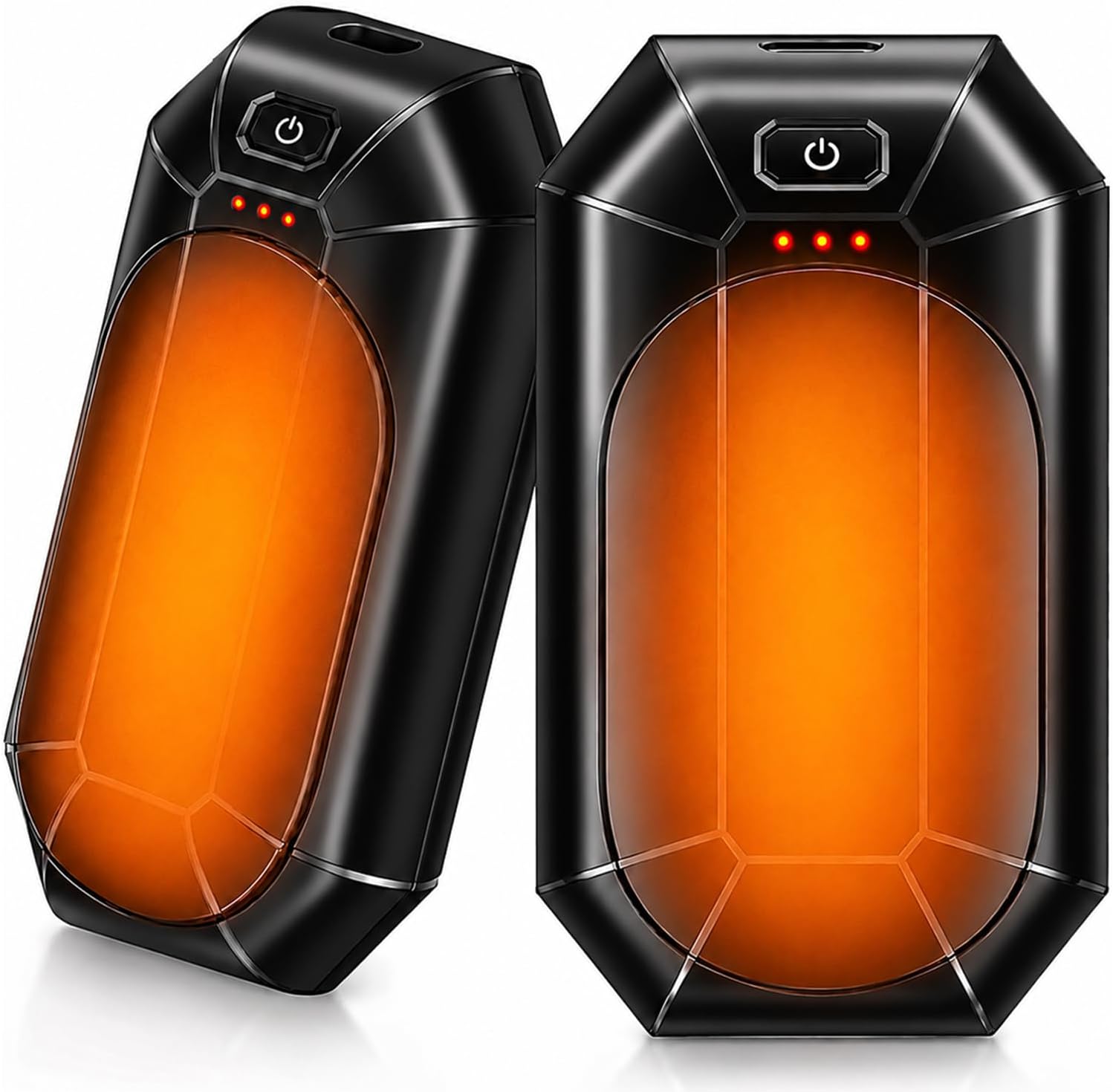 Detalle de FYTSE Rechargeable Hand Warmers, 2-Pack with 3 Heat Levels and USB Charging