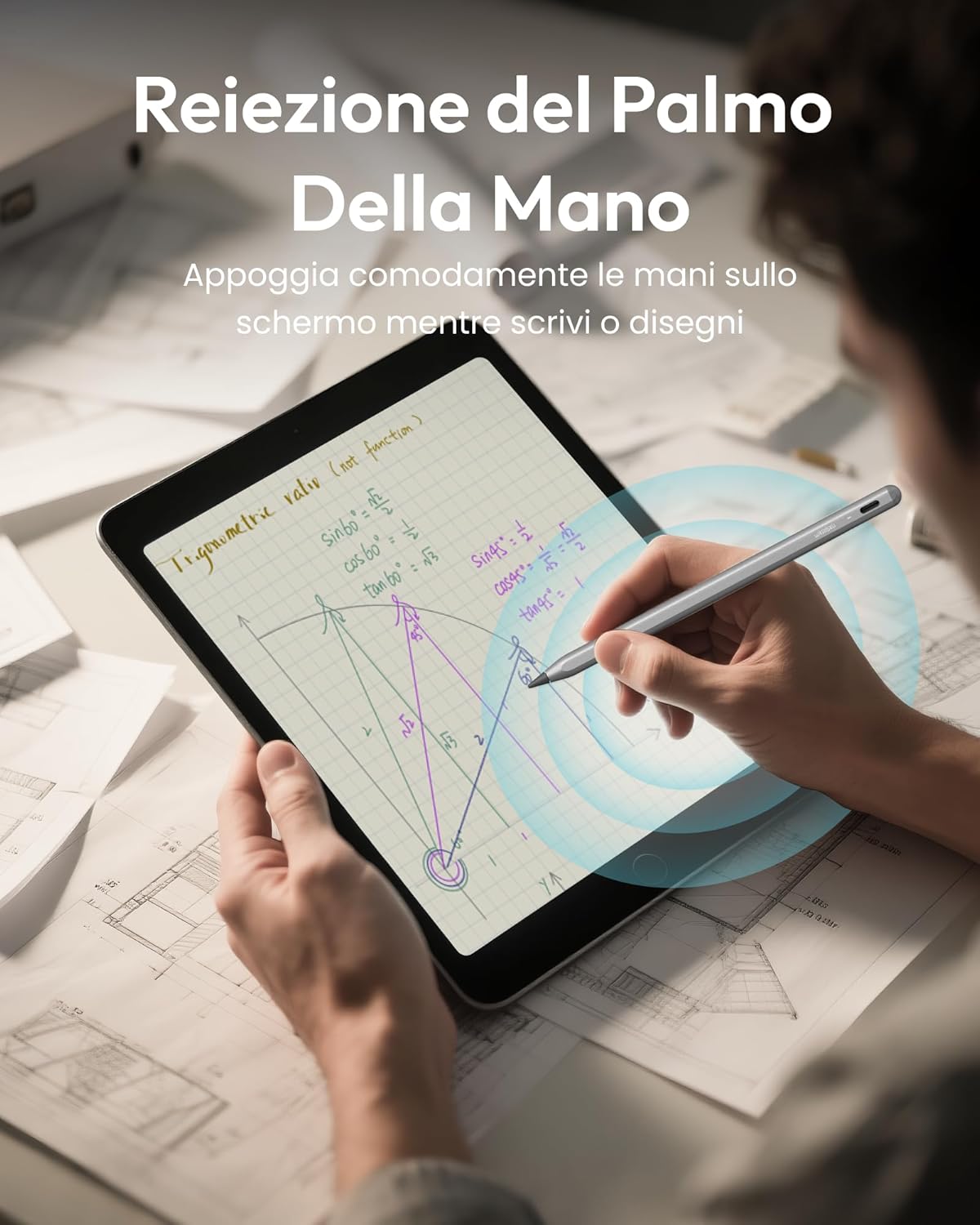 Thumbnail 6 de Metapen A8: Penna per iPad compatibile 2018-2026, ricarica rapida e inclinazione, Rosa
