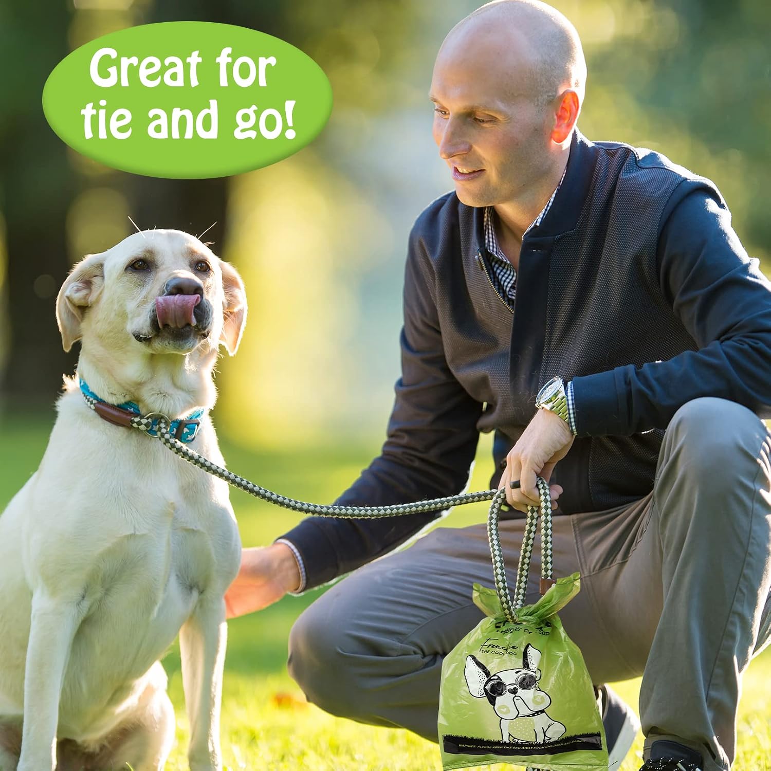 Thumbnail 4 de Dog Poo Bags with Tie Handles 300-Pack