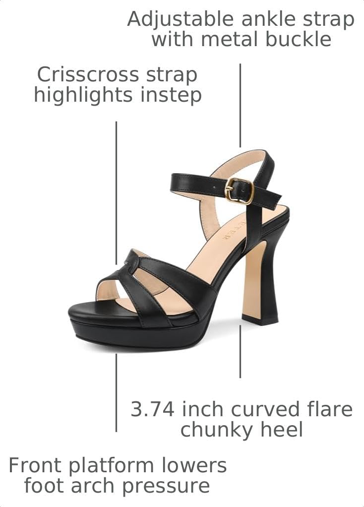Detalle de COLETER Dress Sandals with 3.74-Inch Heel
