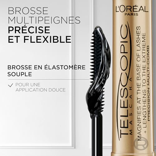 Detalle 2 de L’Oréal Paris Telescopic Mascara Allongeant Noir – 8,4 ml
