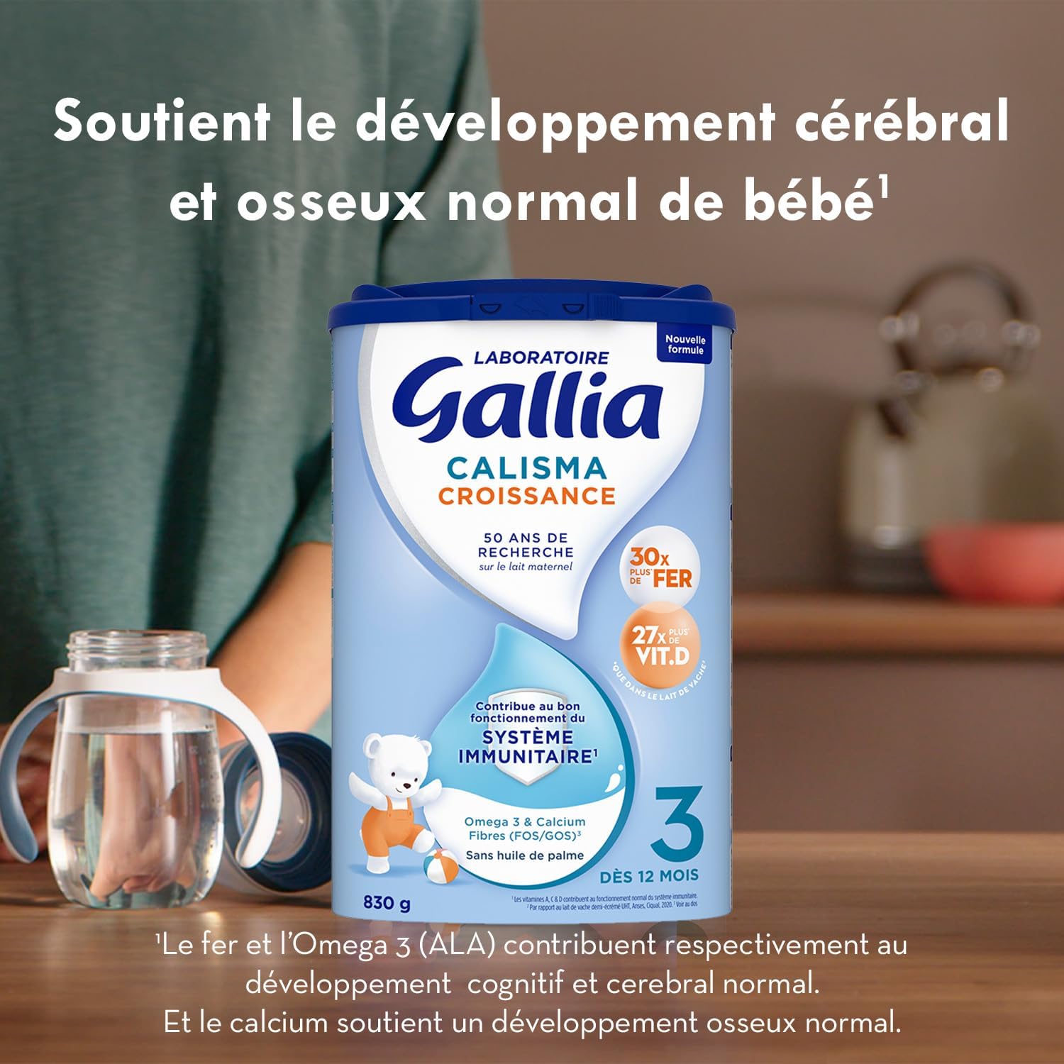 Detalle 2 de Gallia Calisma Croissance 830g lait de croissance