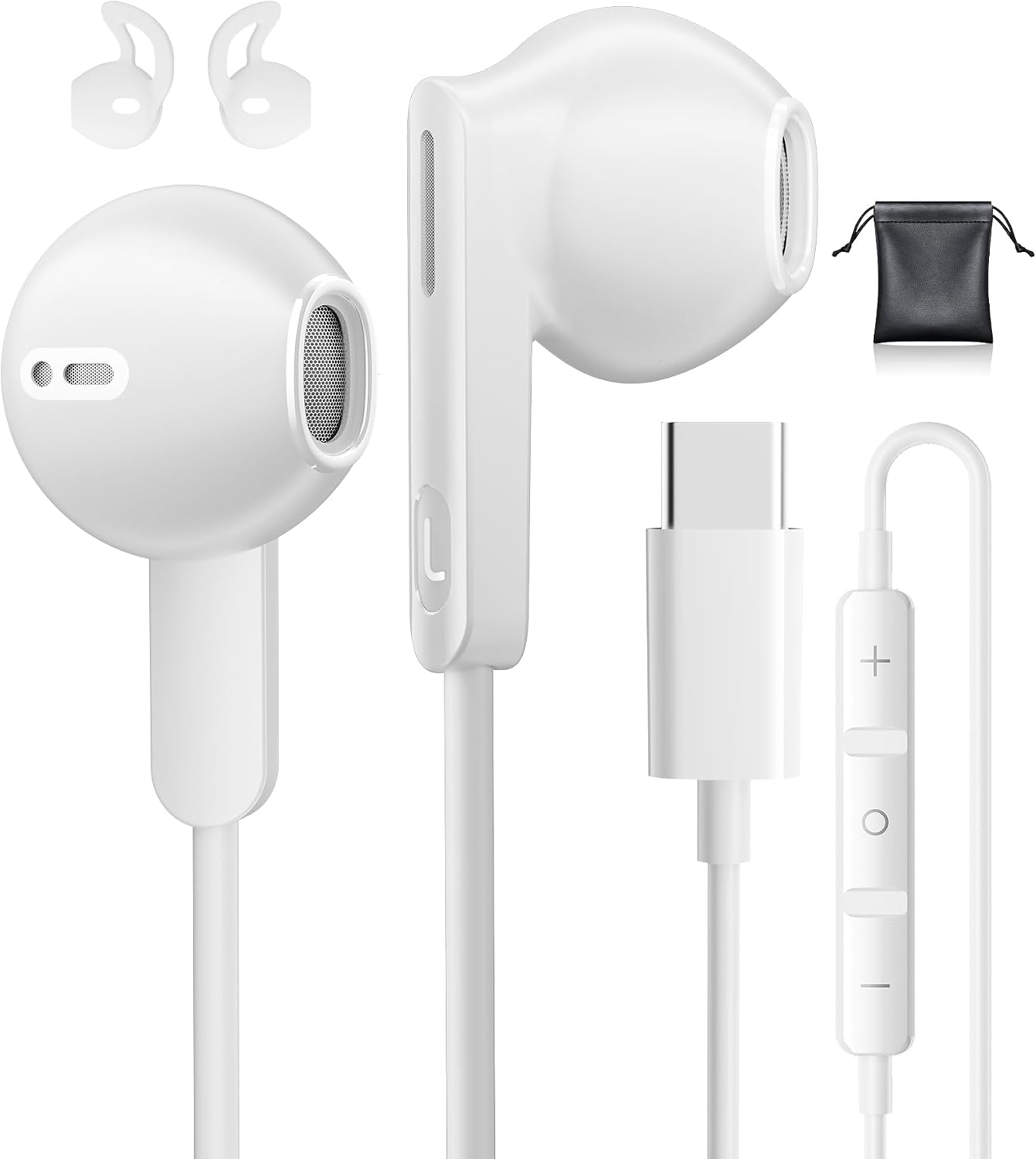 Detalle de USB-C Kopfhörer mit Kabel – HiFi-Sound, DAC-Unterstützung und breite Kompatibilität