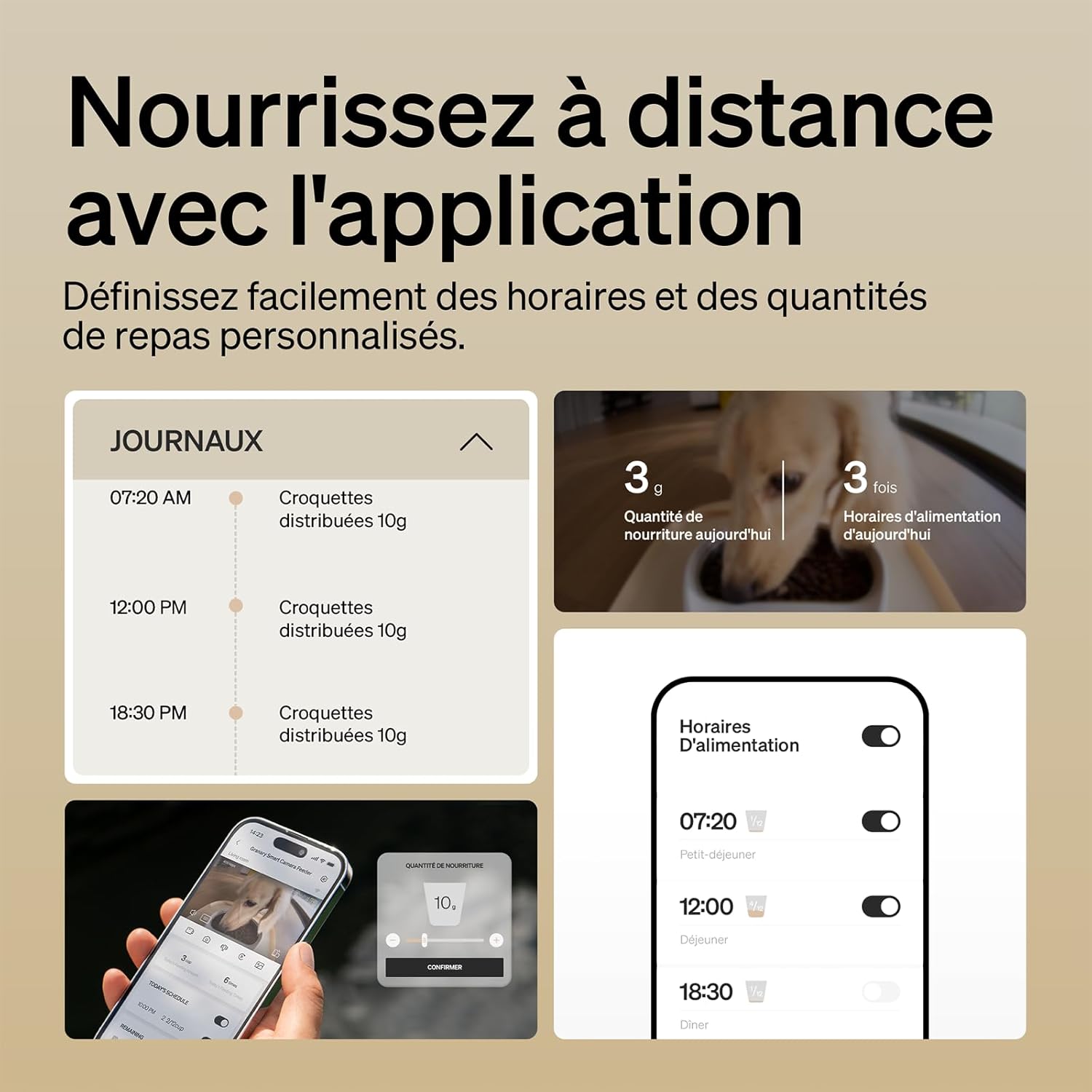 Thumbnail 3 de PETLIBRO 5L distributeur de croquettes automatique WiFi 5G avec caméra 1080P