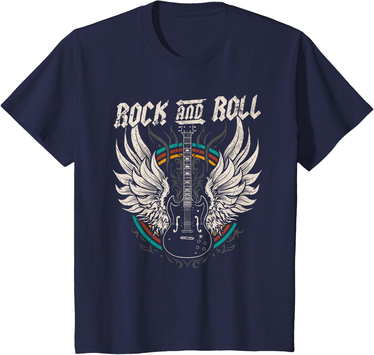 Thumbnail 6 de Rock and Roll Guitare Vintage Rock Music T-Shirt