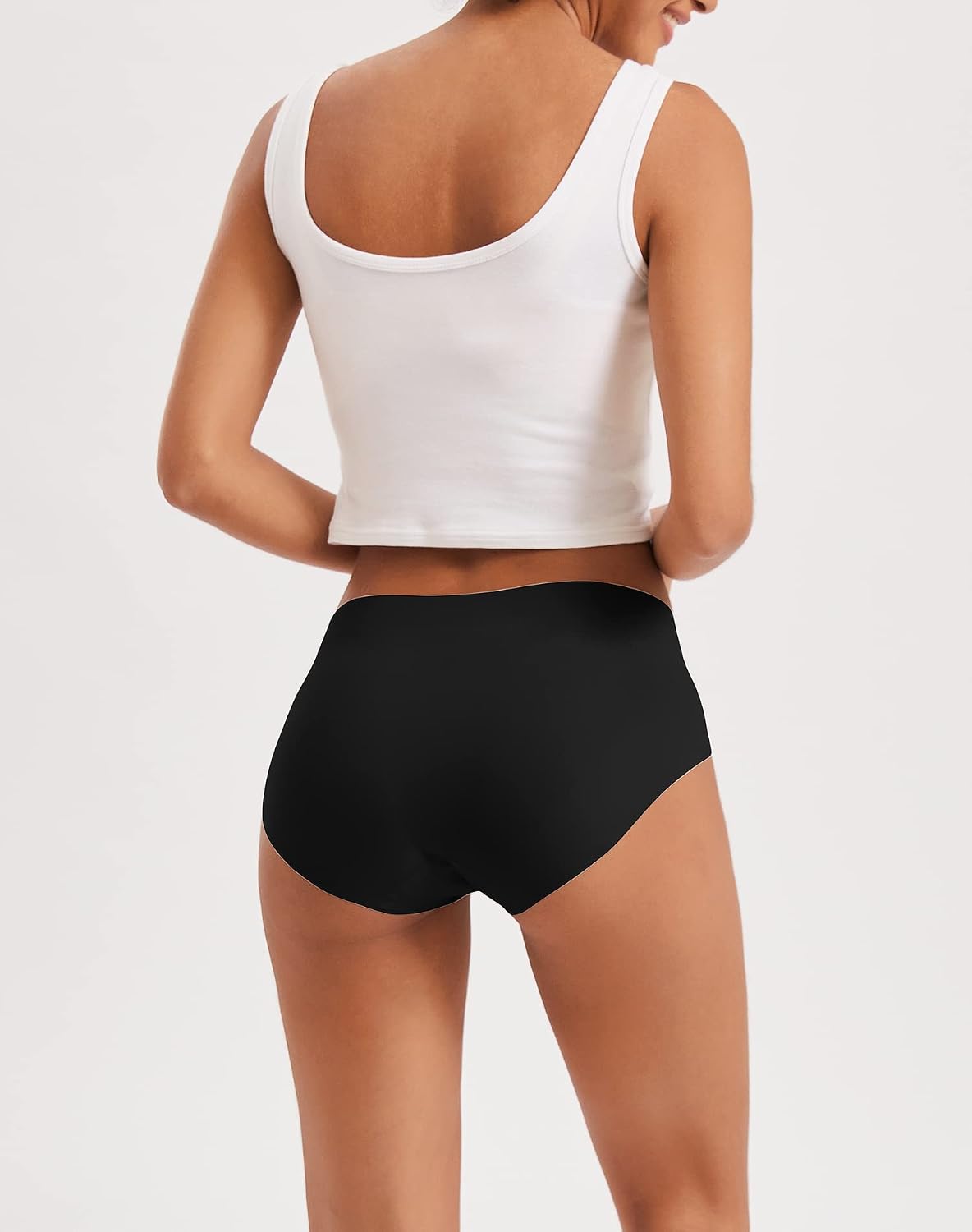 Detalle de INNERSY Nahtlose Damen-Slips aus Polyamid im 3er Pack – Seamless Invisible Unterwäsche