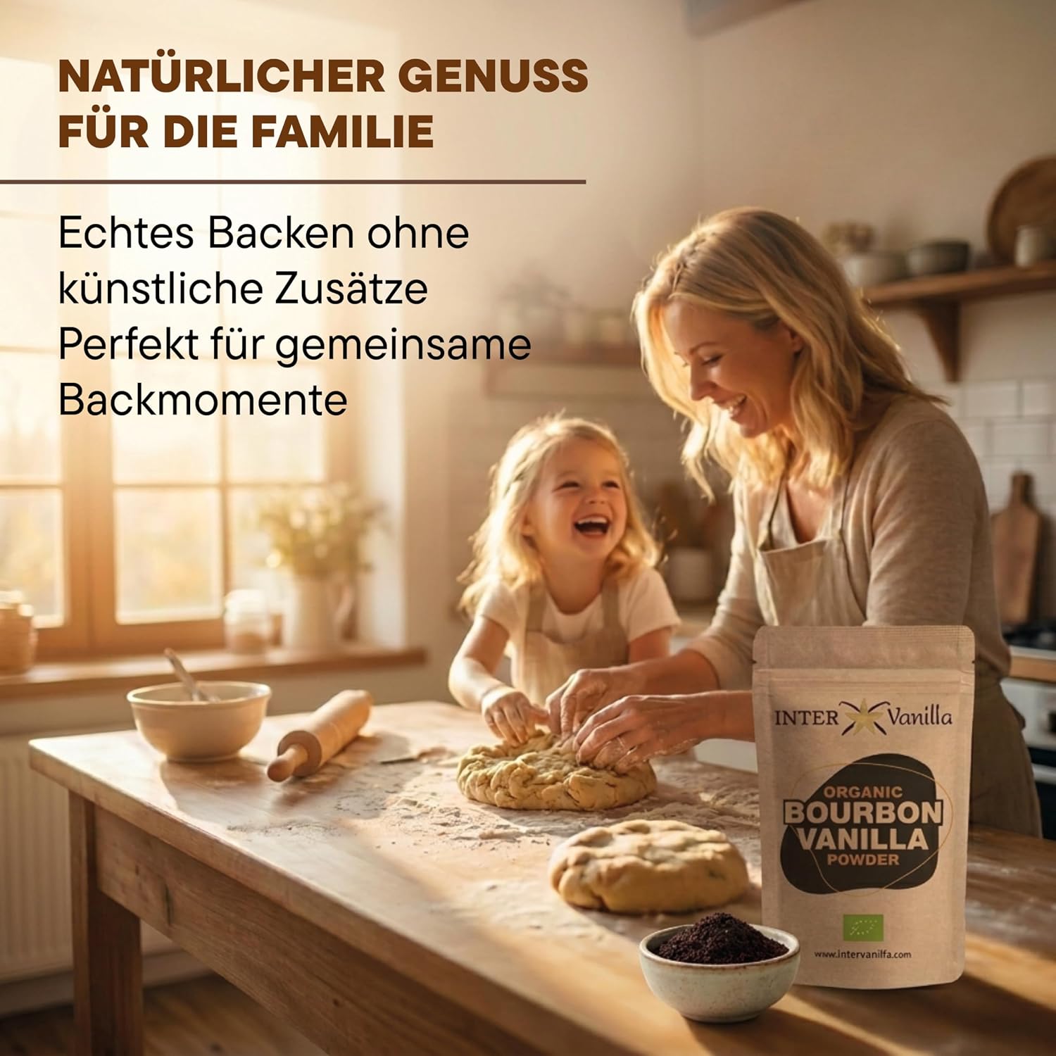 Detalle de InterVanilla BIO Bourbon Vanillepulver 50g
