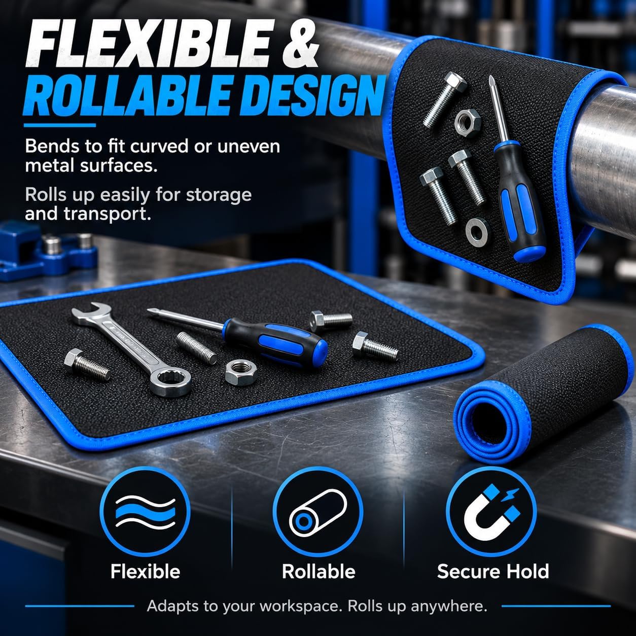 Thumbnail 2 de Faxhool Magnetic Tool Mats, 3-Piece