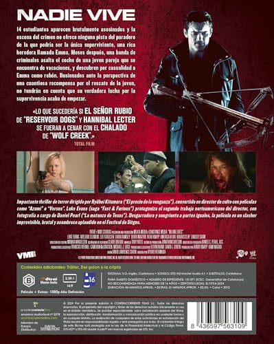 Thumbnail 2 de Nadie vive [Blu-ray] de A Contracorriente Films: thriller slasher para fanáticos del cine de culto