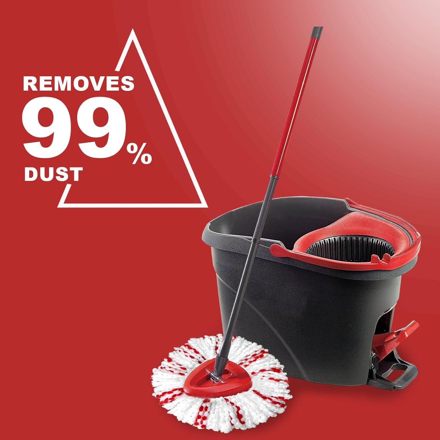 Thumbnail 4 de [2026 New Version] Mop Head Replacement — 3 Pack Spin Mop Heads for Easy Wring 1-Tank System