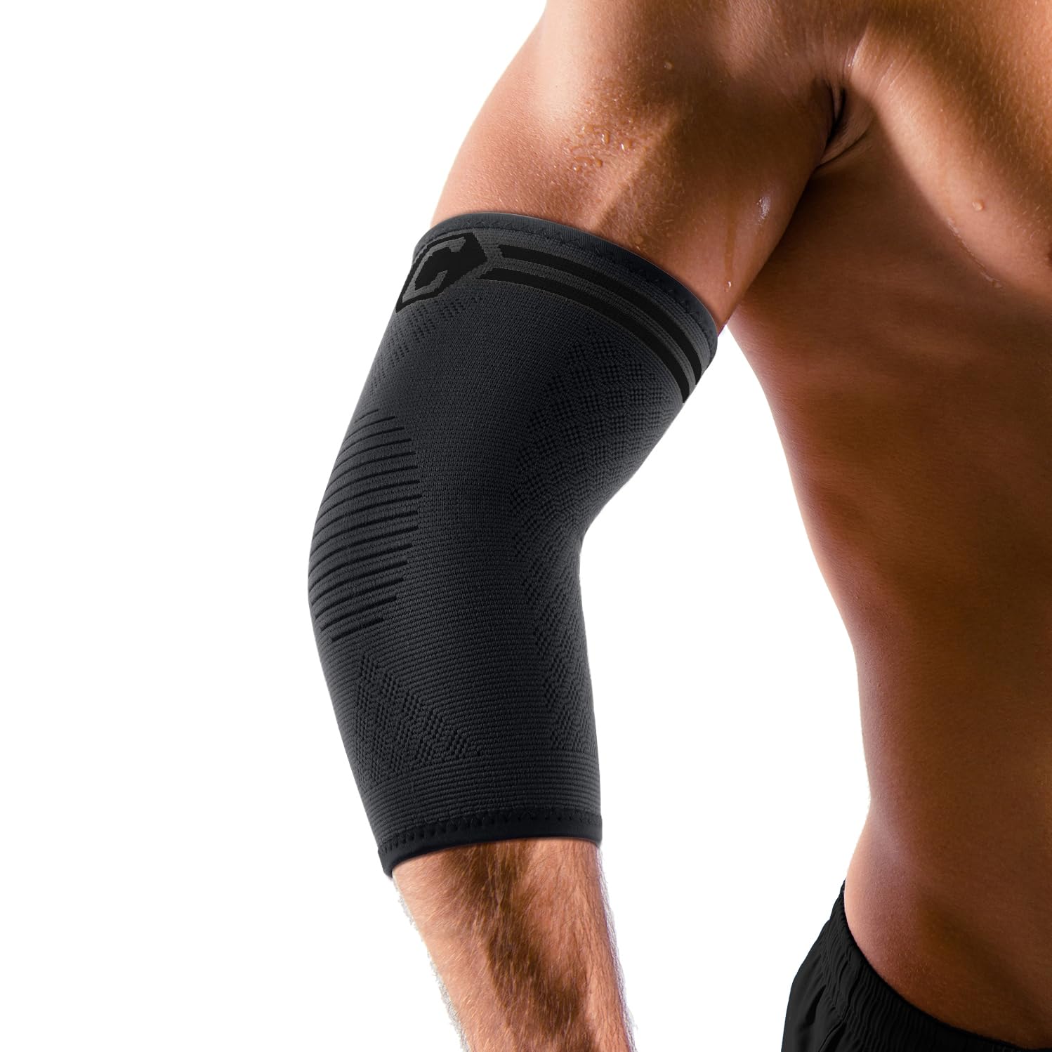 Detalle de CAMBIVO Tutore epicondilite a compressione per gomito (gamitiera) per tennis, golf e fitness