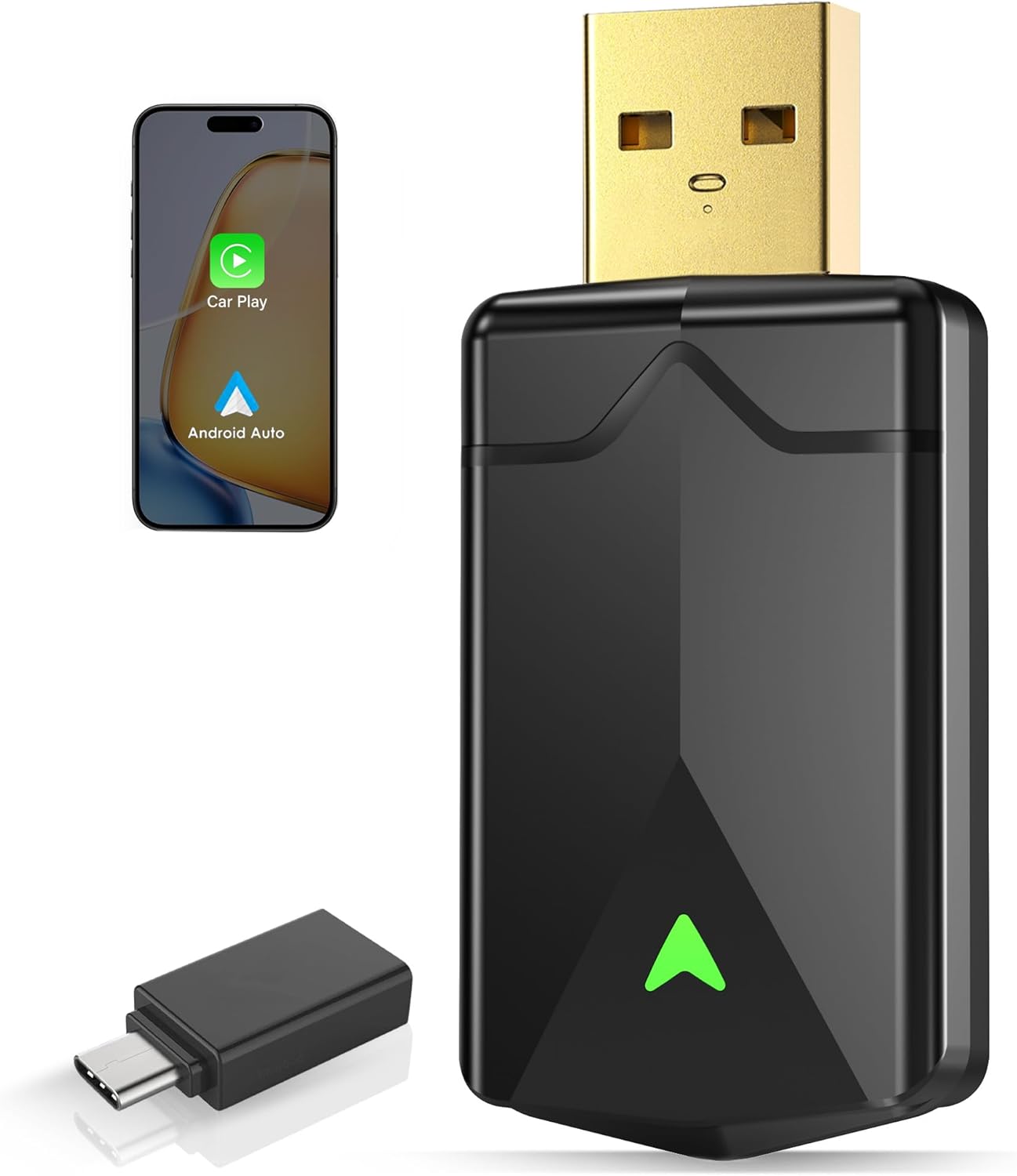 Adaptador CarPlay Inalámbrico 5,8GHz para coche