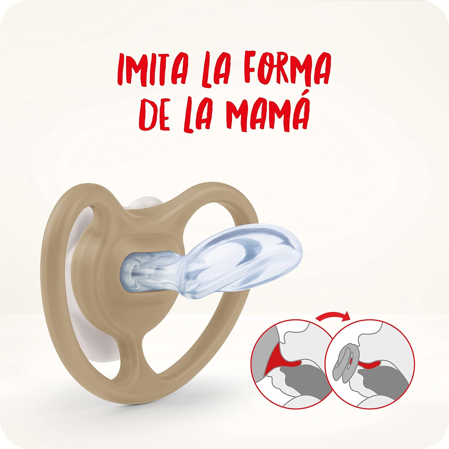 Detalle 1 de NUK Space Day & Night Chupetes 🌙 6-18 meses, silicona, 4 unidades
