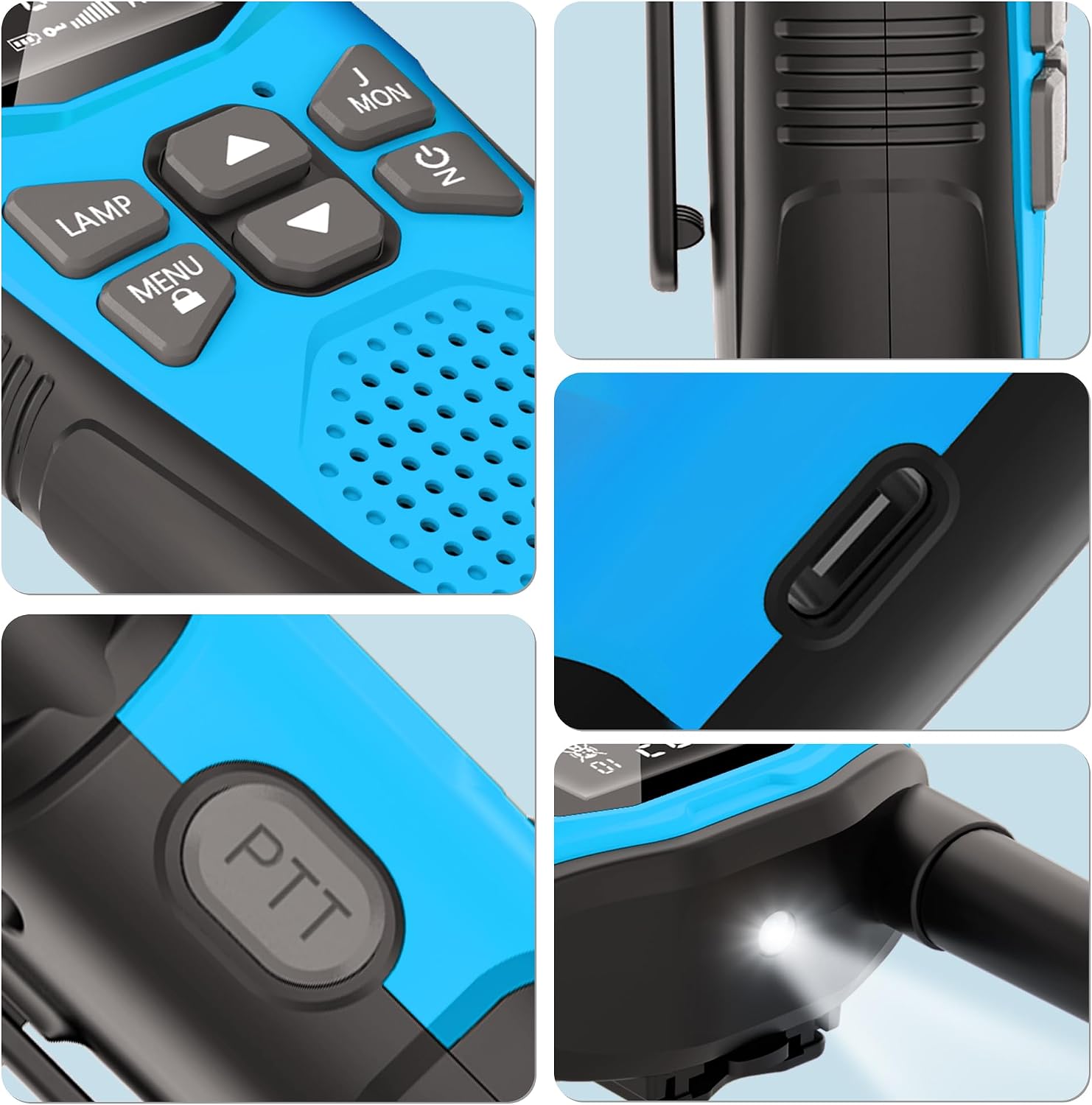 Thumbnail 7 de NXGKET Walkie Talkie Niños Recargable 🎤, 3pcs, Largo Alcance