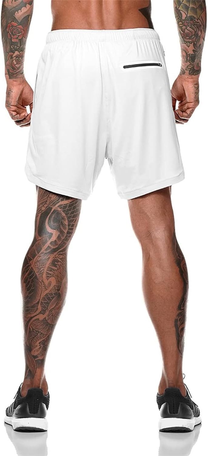 Detalle 2 de Aisprts Pantaloncini Running 2 in 1 con Tasche