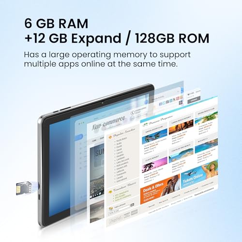 Detalle 2 de Paaxoo Android Tablet 10,1" 18 GB de RAM