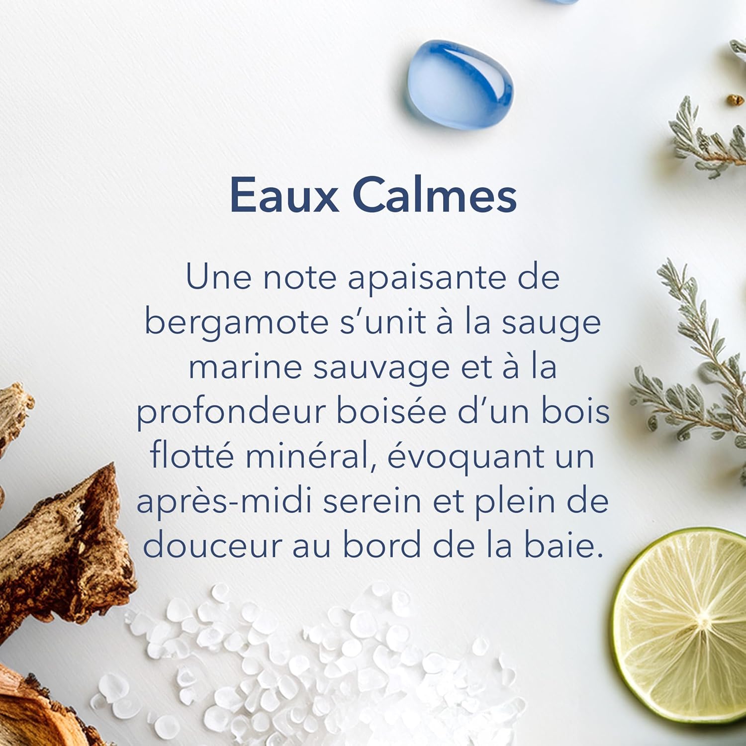 Detalle de Chesapeake Bay Bougie parfumée Grande bougie – Serene Waters, cadeau idéal pour femmes