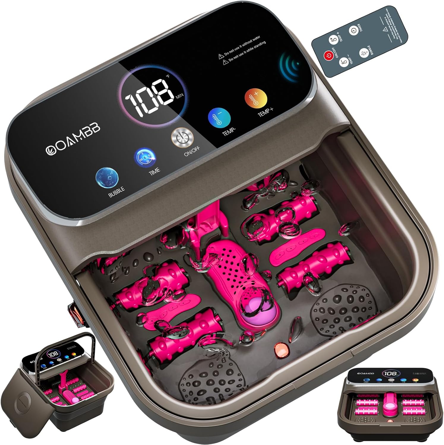 OOAMBB Foot Spa Massager 95°F-118°F