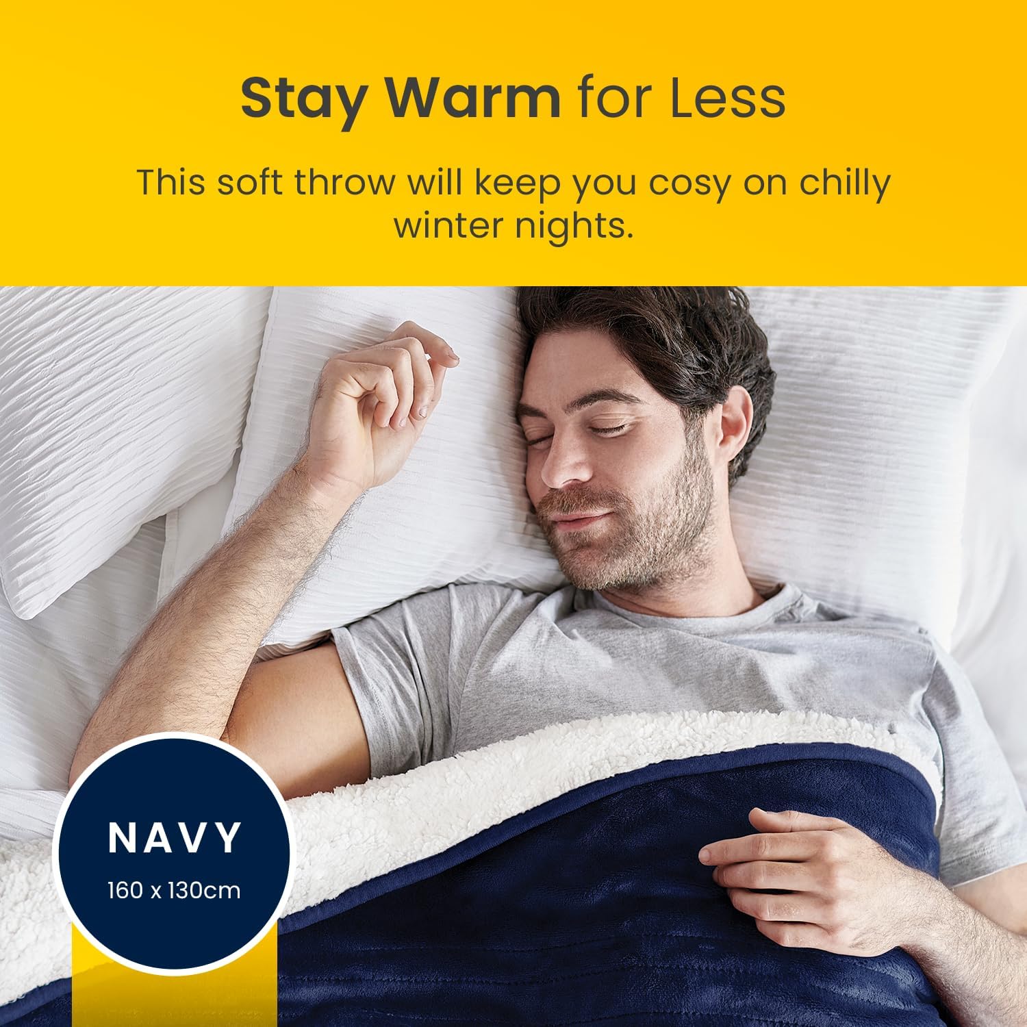 Thumbnail 1 de Cosi Home Luxury Heated Throw 10-hr timer