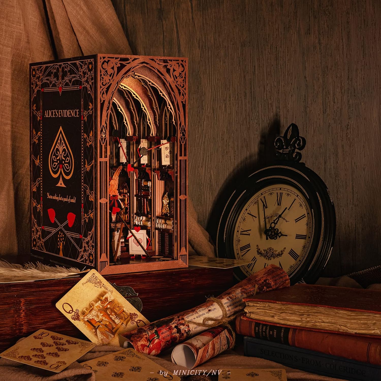 Detalle 1 de MiniCity Book Nook Kit 267 pezzi con LED